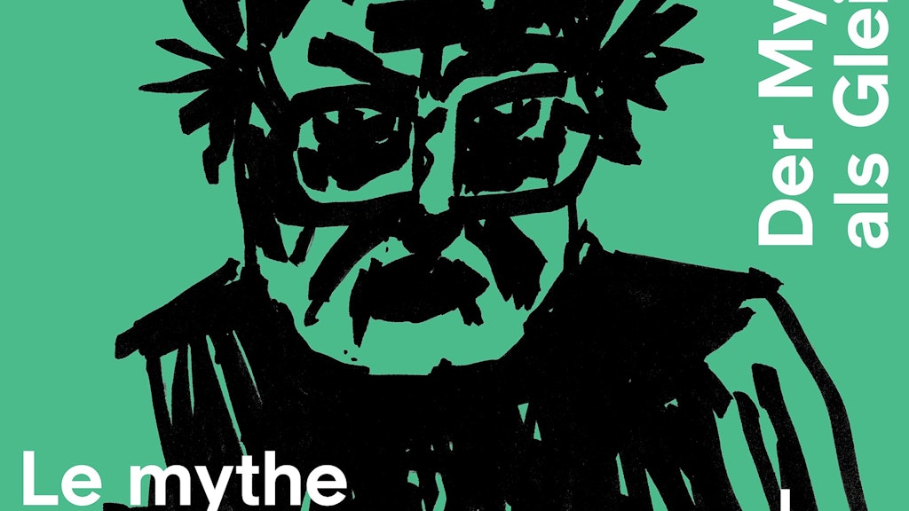 Graphisme : onlab.ch. Image : Friedrich Dürrenmatt, F.D. se métamorphosant en Midas-Green V, 1984, feutre sur papier, 29,7 x 21 cm, CDN