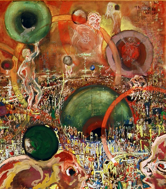 Die Welt der Atlasse (Detail), 1975-78