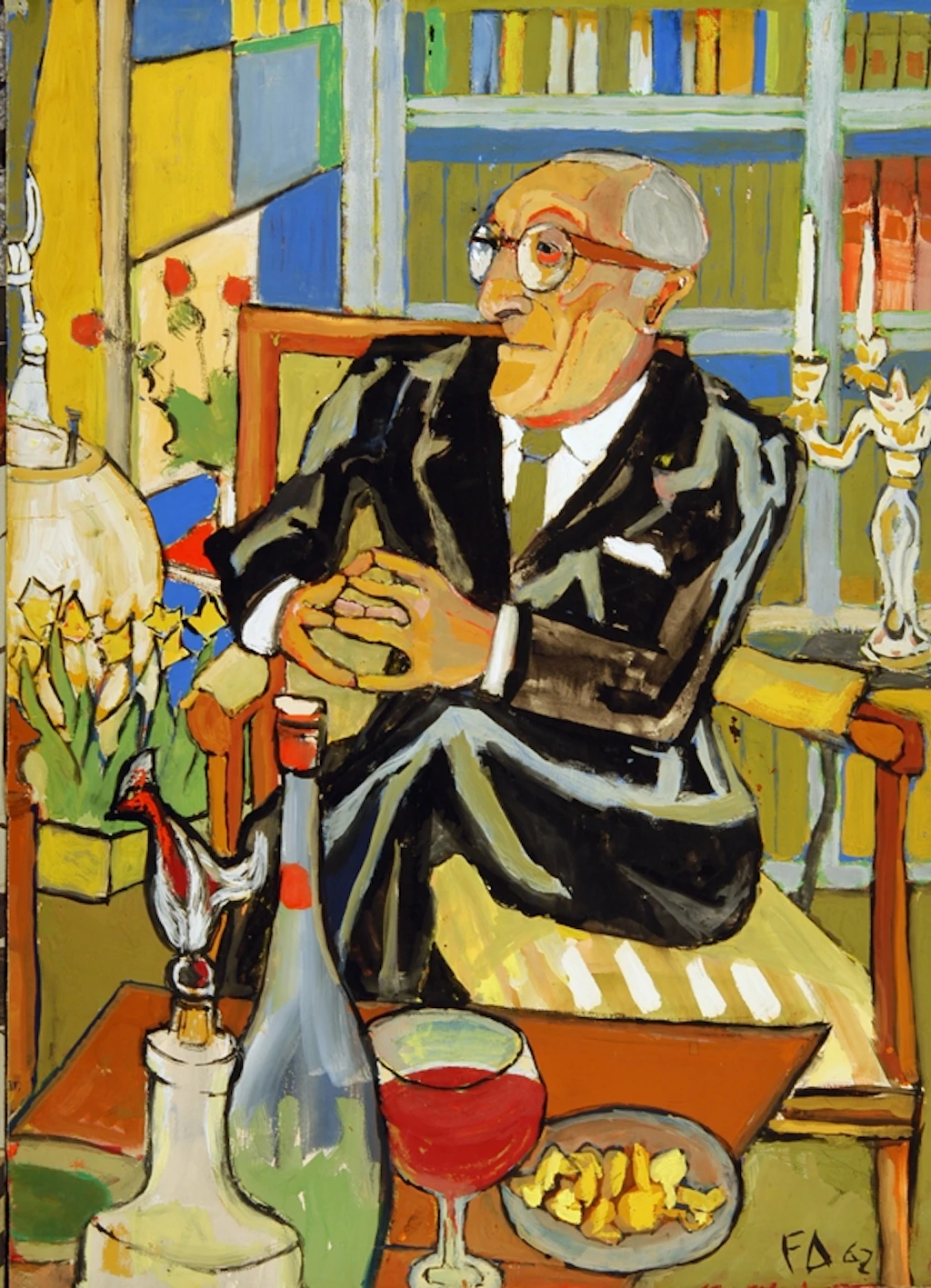 Porträt eines Psychiaters (Dr. Otto Riggenbach), 1962