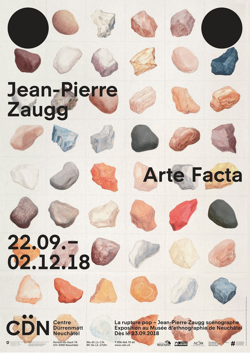 Illustration : Jean-Pierre Zaugg, sans titre, 1979, peinture sur toile, 195 × 195 cm, (détail). Graphisme : onlab.ch