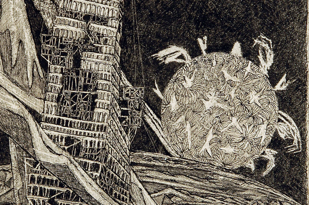 Tour de Babel I (détail), 1952