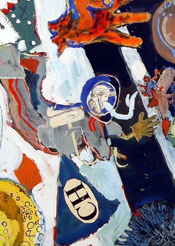 I fisici II: salmo dell’universo (dettaglio), 1973